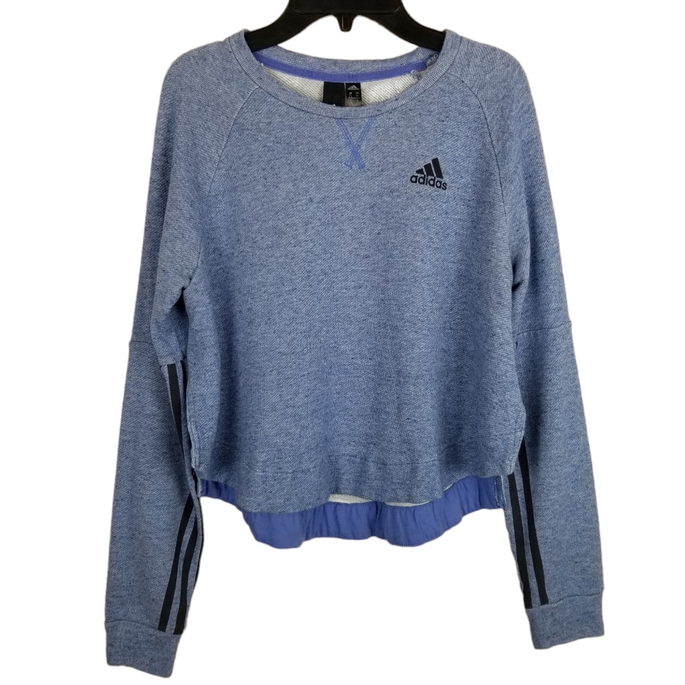 Adidas Cropped Long Sleeve Sweatshirt